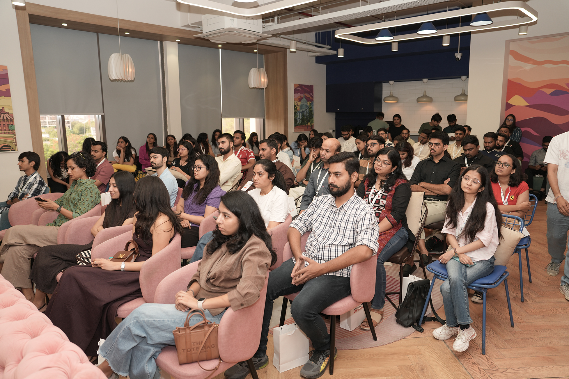 Large audience room view