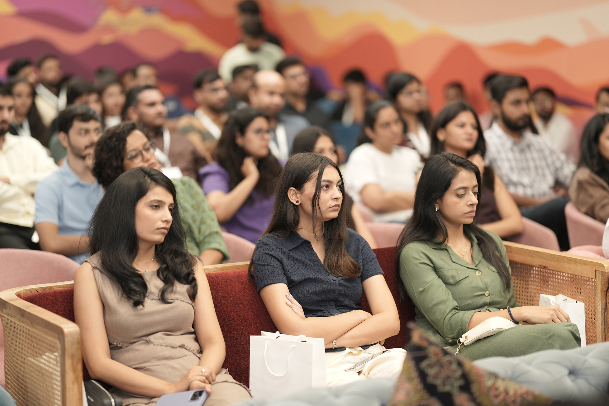 Front row of attendees